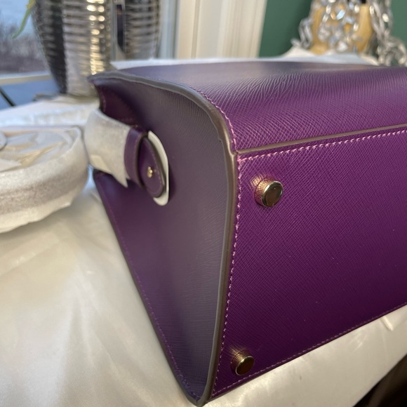 SOLD 💵NWT Kate Spade Madison Plum Satchel - Picture 5 of 7